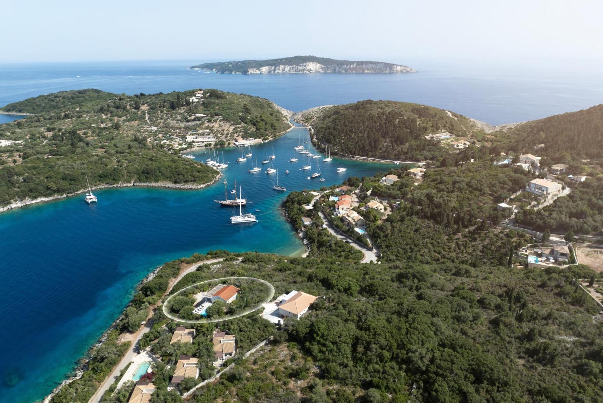 Lioniskari Seaviews - Paxoi'S Private Pool Oasis Villa Porto Ozias Dış mekan fotoğraf