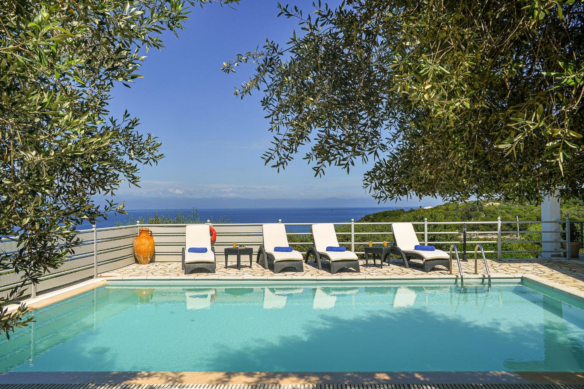 Lioniskari Seaviews - Paxoi'S Private Pool Oasis Villa Porto Ozias Dış mekan fotoğraf
