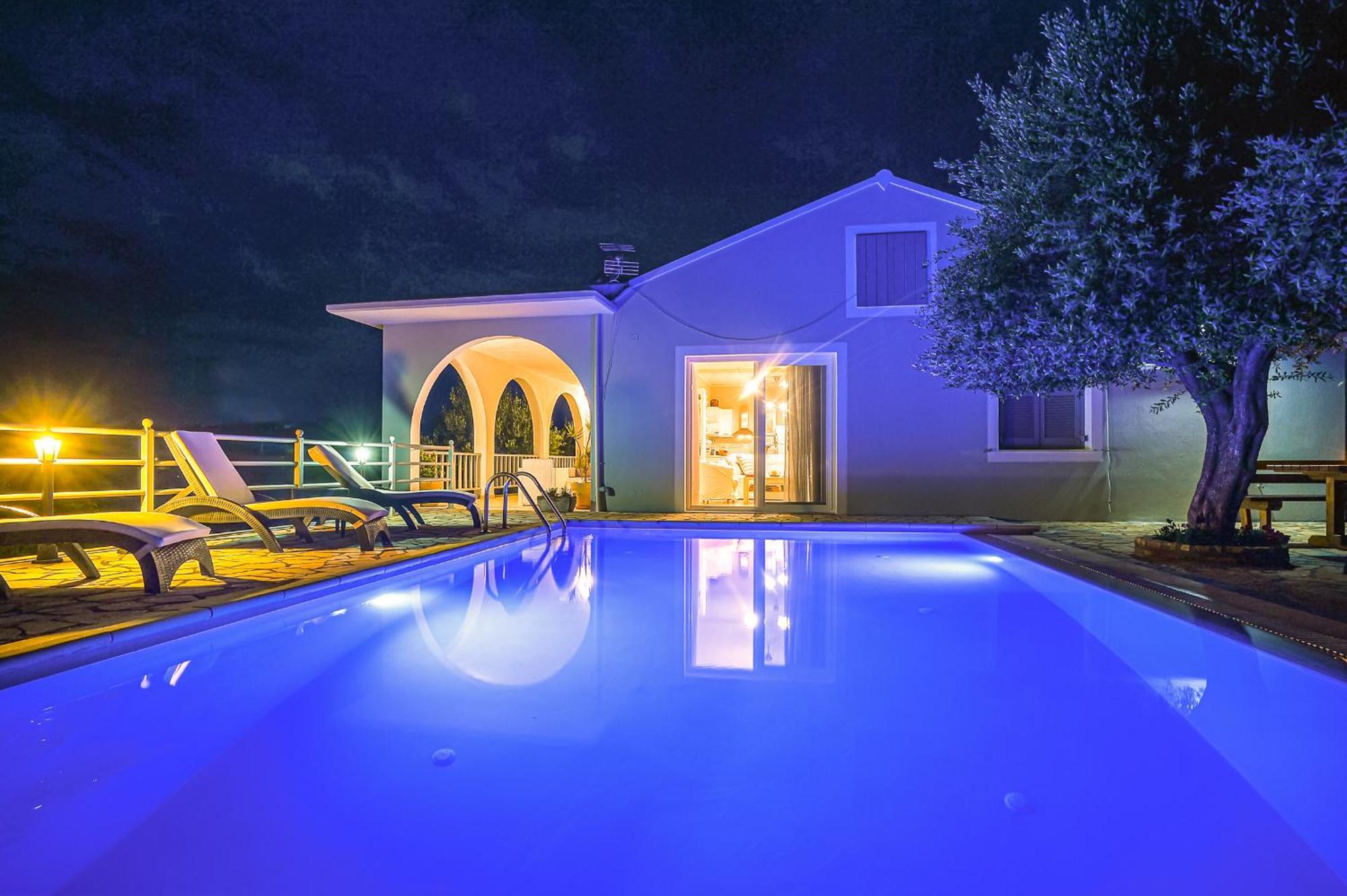 Lioniskari Seaviews - Paxoi'S Private Pool Oasis Villa Porto Ozias Dış mekan fotoğraf